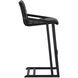 Webber 38.75 inch Cantina Black Barstool, Set Of 2